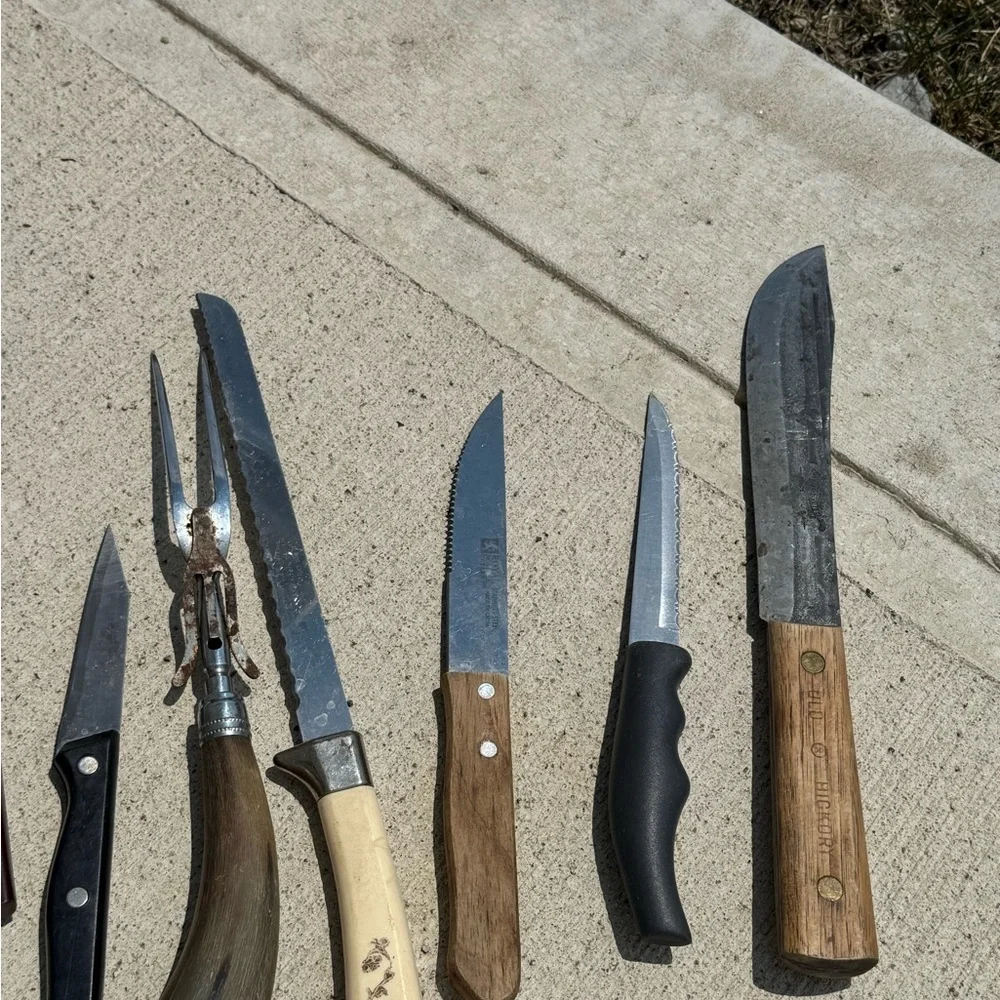 Random set of knifes set of 13 - as is condition